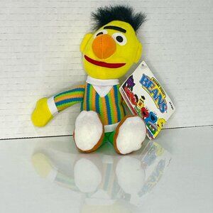 Sesame Street Bert Tyco 1997 Collectible Plush Beanie 9" Babies